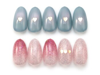 ビーネ 品川 高輪店(BIENE)/ちぐはぐネイル-5