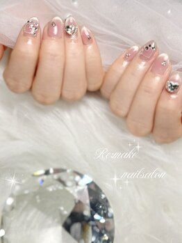 リメイク(Re:make)/チークハートネイル