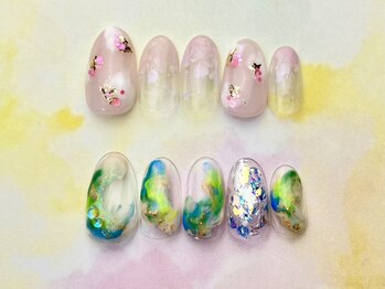 メイクアップバー(make up bar)の写真/《大人上品◆定額デザイン¥5800～》洗練されたニュアンス＆美フォルムで指先を格上げ☆吉祥寺駅徒歩5分