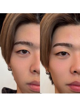 メンズ眉毛サロン&毛穴洗浄 HAK.大阪心斎橋【ハク】MEN'Sアイブロウサロン/眉毛パーマ/