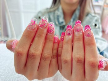 ネイルサロン ティプレシャス(T Precious)/ピンクキラキラネイル☆