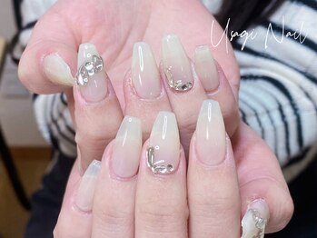 ウサギネイル 新大久保店(usagi nail)/マグネットフレンチ秋可愛い