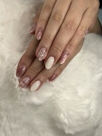 ツイードネイル◎