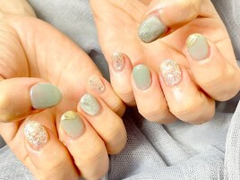 ブルーネイル　ミラー
