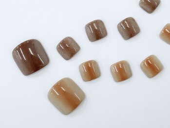 ネイルサロン クイール 小山店(NAIL SALON QUILL)/パウダー縦グラデ