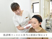 ニキビケア 毛穴研究所 立川店/肌診断でニキビの原因を知れます