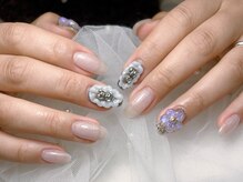 ジョアネイル(JOA Nail)/ぷっくりフラワー/定額/アート