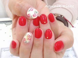 【フラワーネイル】