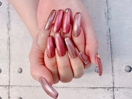 ピンクラメネイル