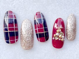 クリスマスネイル