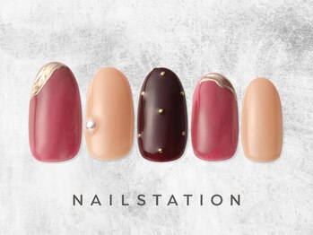 ネイルステーション アルカキット錦糸町店(NAIL STATION)/ミラーネイル／パラジェル