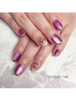 ホミヤンネイル(homiyan nail)/ドライフラワー