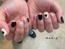 ザ マリー 三条店(THE MARIE)/3)6000円 ハートネイル 0424b