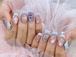 フレンチネイル クロムデザイン
