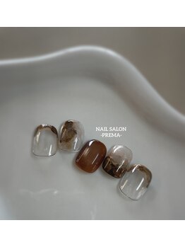 NAIL SALON -PREMA-/ブラウンインクニュアンス