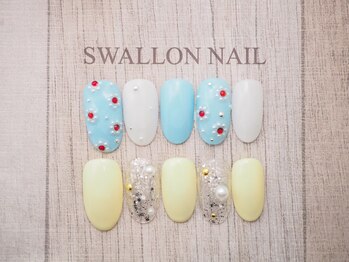 スワロンネイル(SWALLON NAIL)の写真/【口コミ高評価◎】SWALLON NAIL独自のアートで個性派ネイルが実現☆新作デザインも季節ごとに続々追加♪