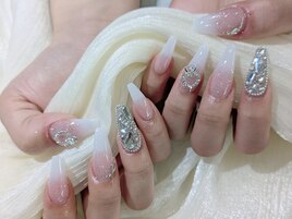 【スカルプ】埋めつくしネイル
