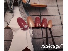 ネイル―ジュ 札幌大通店(nairouge*)/大人マーブルパープルネイル♪