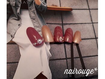 ネイル―ジュ 札幌大通店(nairouge*)/大人マーブルパープルネイル♪