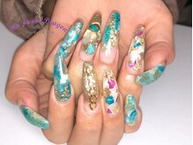 アン ジョーヌドラゴ/【ロングネイル】シェルネイル