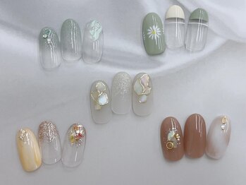 Hand 4月定額デザイン¥4.500-