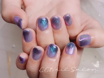 シーシーネイルサロン 池袋(C.C.Nail salon)/マグネット青