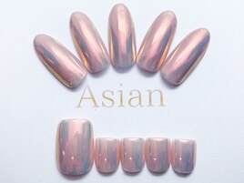 ￥7100　ミラーネイル