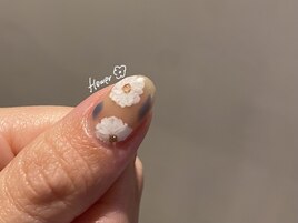 #フラワーネイル