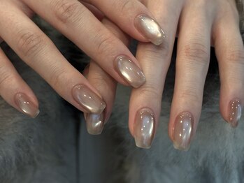 シャルム(charme)の写真/シンプルネイルも当店にお任せください♪自爪を削らないジェルのフィルイン対応◎チップの長さ出しも対応◎