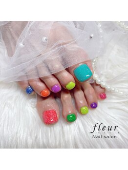 フルール(fleur)/【夏限定】フットワンカラー