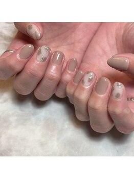 ネイルアトリエ ラテ(nailatelier latte)/ニュアンスレオパード