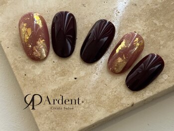 アーデント(Ardent)/金箔ネイル☆