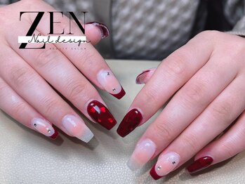 ゼン ネイル デザイン 池袋(ZEN NAIL DESIGN)/長さだしやり放題×つけ放題