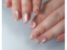 ネイルモア(Nail More)の雰囲気（春にぴったりな押し花アート♪）