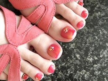 ミネルバネイル(MINERVA nail)/フットネイル☆隠れスイカ♪