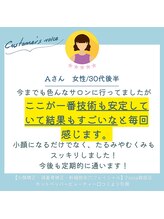 フェイシア 銀座店(Facia)/口コミ紹介6