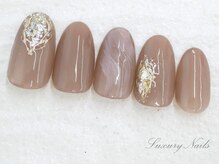 ラグジュアリーネイルズ オオミヤ(Luxury Nails Omiya)/シンプル*ニュアンスミラー