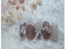 秋冬アートネイル