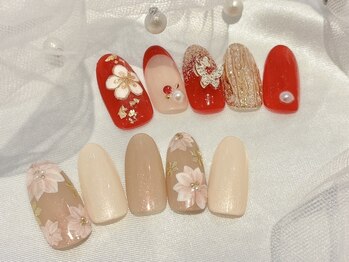 フルールの写真/【ネイルデビューの方大歓迎◎】豊富なパーツとカラーのご提供でお客様の「やってみたい」を叶えます♪