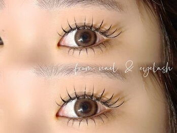 フロムネイルアンドアイラッシュ 神戸三宮(from nail&eyelash)/上下LEDエクステ/LDカール*