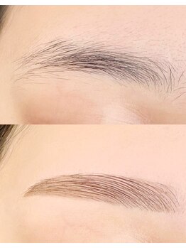 ドレアイ(DOREE eye)の写真/【眉毛ひとつで印象チェンジ】骨格分析で作る理想の美眉デザイン◎メイクの時短にも♪