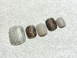 貝殻ネイル