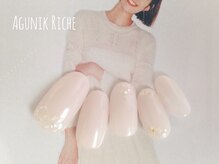 アグニークリッシェ(Agunik Riche)/【シェルフラワーネイル】