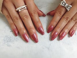 春マグネットネイル