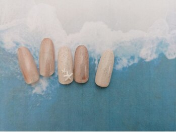 ネイルサロン&スクール ジーナ(GINA)/7月シンプルナチュラルカラー