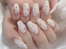ミルキーウェイバイミーネイル 南堀江店(Milkyway by menail)/フラワーネイル/パールネイル
