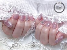 アイドールネイル(iDoll Nail)/ピンクきらきらネイル
