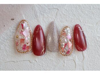 ココネイル/夏・シェルネイル