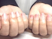 パープルの爪屋/血色感グラデーションネイル