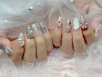 プティ アイビューティ 京橋店(peTiT eyebeauty)/クリスマスネイル スノーマン